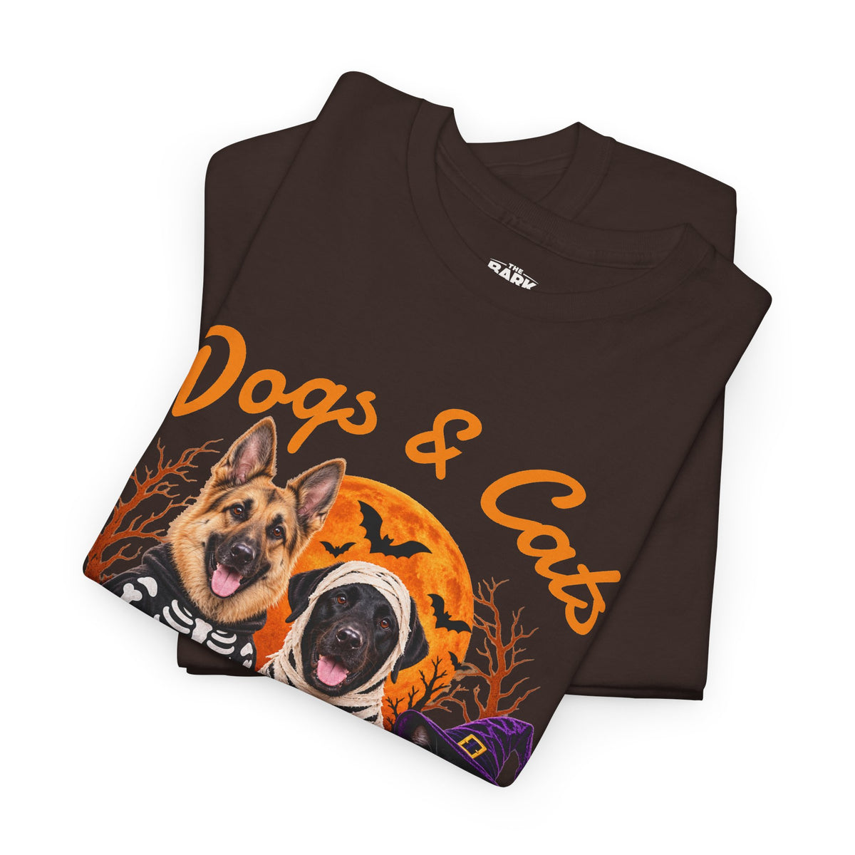 Dogs & Cats Halloween Shirt – Spooky Pet Lover T-Shirt, Funny Halloween Dog & Cat Tee