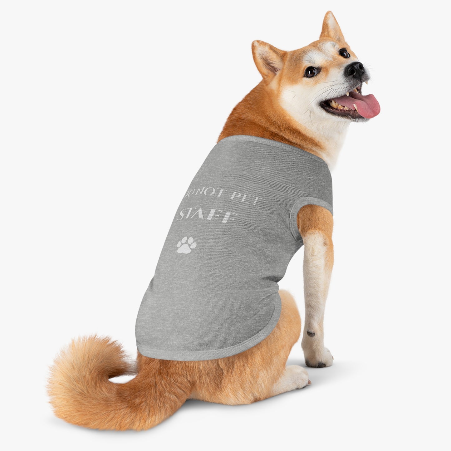 Do Not Pet Staff Dog Shirt | Funny Dog Clothes