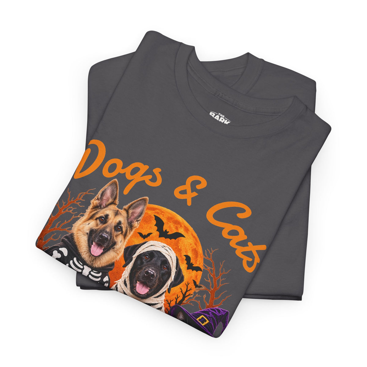 Dogs & Cats Halloween Shirt – Spooky Pet Lover T-Shirt, Funny Halloween Dog & Cat Tee