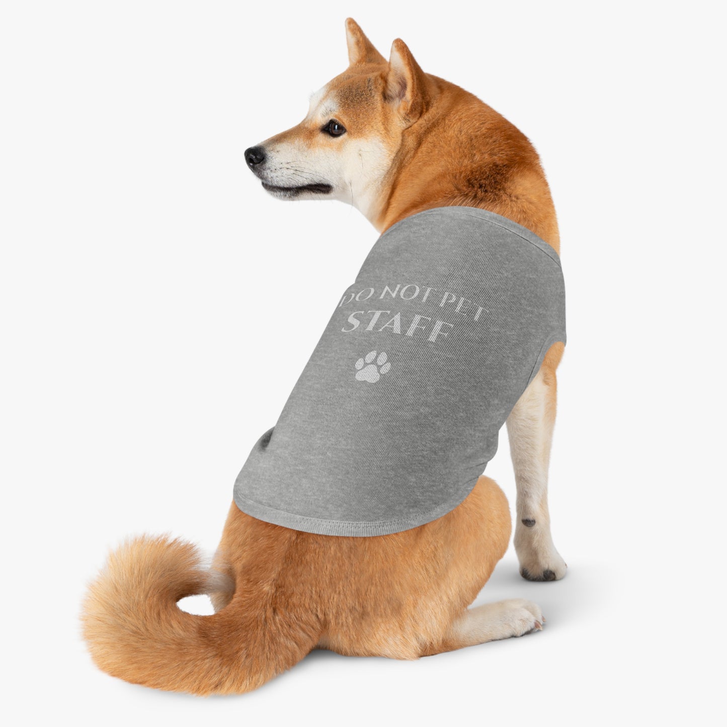 Do Not Pet Staff Dog Shirt | Funny Dog Clothes