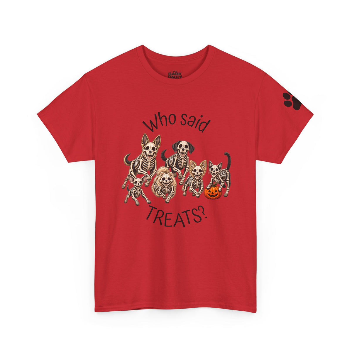 Who Said Treats? Halloween Skeleton Dogs & Cat Shirt – Funny Pet Lover T-Shirt