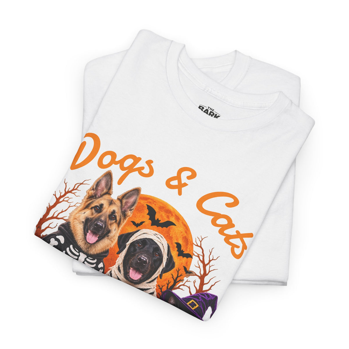 Dogs & Cats Halloween Shirt – Spooky Pet Lover T-Shirt, Funny Halloween Dog & Cat Tee